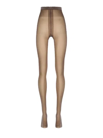 Wolford Shimmer Tights In Neutrals