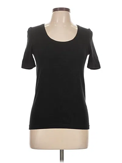 Pre-owned Wolford Short Sleeve T-shirt In Black