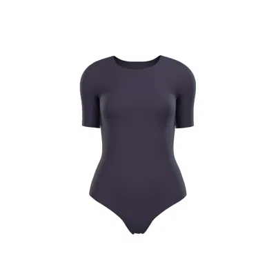 Wolford Shortsleeve String Body In Blue