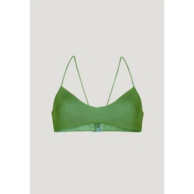Wolford Simple Minimal Swim Bra In Green