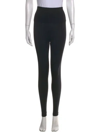 Pre-owned Wolford Skinny Leg Pants In Black