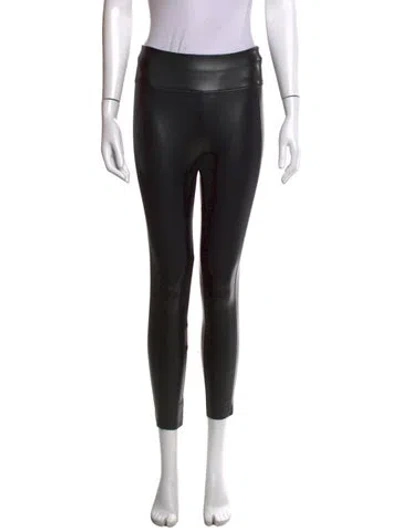 Pre-owned Wolford Skinny Leg Pants In Black
