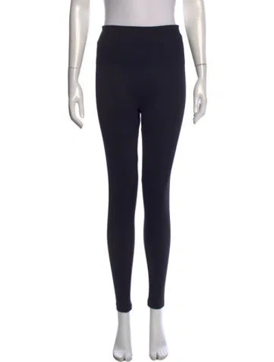 Pre-owned Wolford Skinny Leg Pants In Black