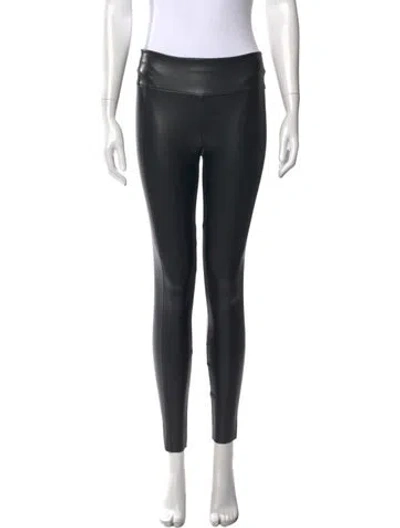 Pre-owned Wolford Skinny Leg Pants In Black