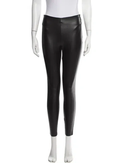 Pre-owned Wolford Skinny Leg Pants In Black