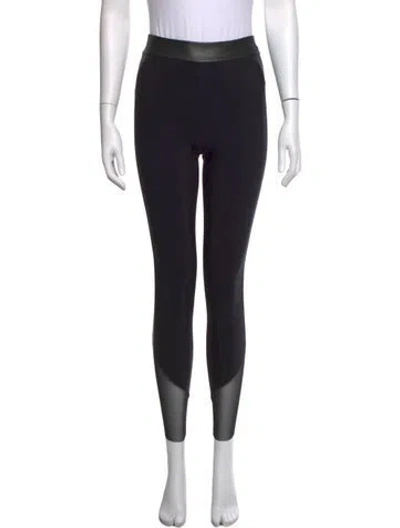 Pre-owned Wolford Skinny Leg Pants In Black