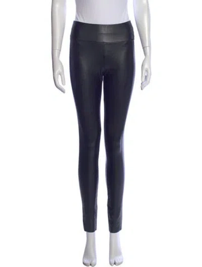 Pre-owned Wolford Skinny Leg Pants In Blue