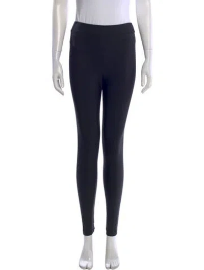 Pre-owned Wolford Skinny Leg Pants In Blue