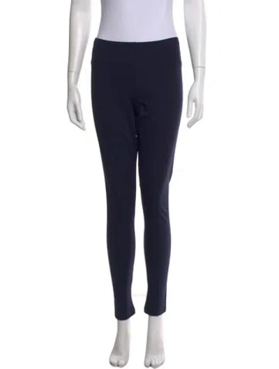 Pre-owned Wolford Skinny Leg Pants In Blue