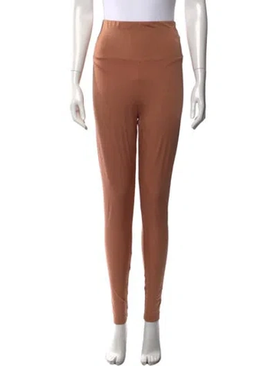 Pre-owned Wolford Skinny Leg Pants In Neutral