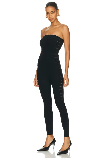 Wolford Slash Jumpsuit In Black