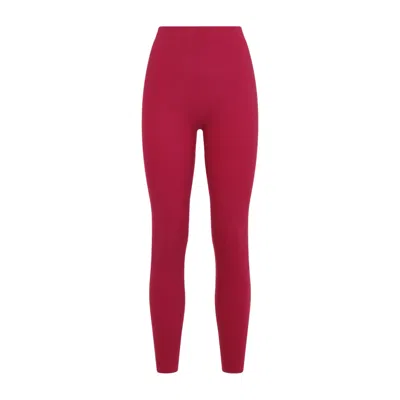Wolford Slash Leggings In Red