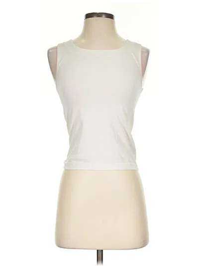 Pre-owned Wolford Sleeveless T-shirt In Ivory