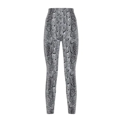 WOLFORD WOLFORD SNAKE PRINT HIGH-WAISTED LEGGINGS