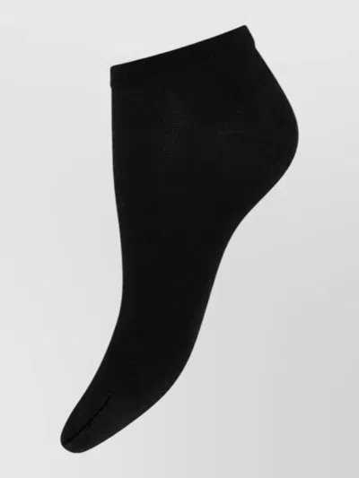 Wolford Sneaker Cotton No Show Daily Socks In Black