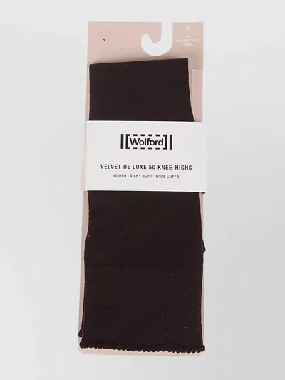 Wolford Knee-lenght Socks In Black