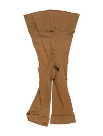 Pre-owned Wolford Solid Shapewear Short In Neutral