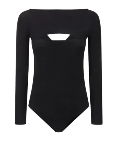 Wolford Split Jumpsuit In Black