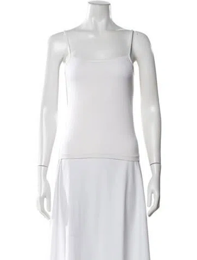 Pre-owned Wolford Square Neckline Sleeveless Top In Blue