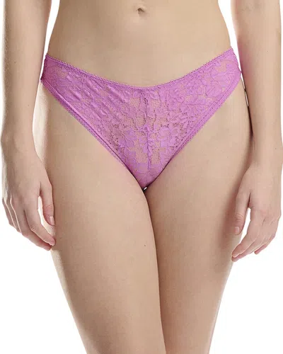 Wolford Straight Laced Bikini Brief In Purple