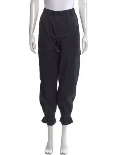 Pre-owned Wolford Straight Leg Pants In Black