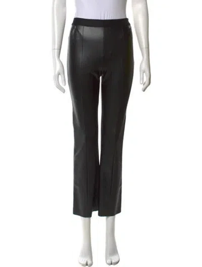 Pre-owned Wolford Straight Leg Pants In Black