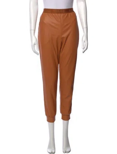 Pre-owned Wolford Straight Leg Pants In Brown