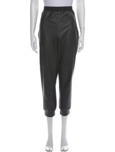 Pre-owned Wolford Straight Leg Pants In Gray