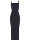 Wolford Silhouette-enhancing Maxi Dress With Spaghetti Straps In 黑色