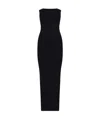 Wolford Sculpting Fatal Strapless Bodycon Midi Dress In Black
