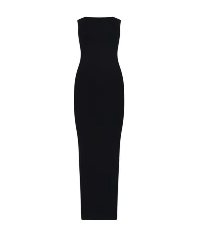 WOLFORD STRAPLESS MAXI DRESS