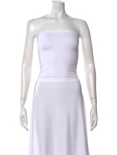 Pre-owned Wolford Strapless Top W/ Tags In White