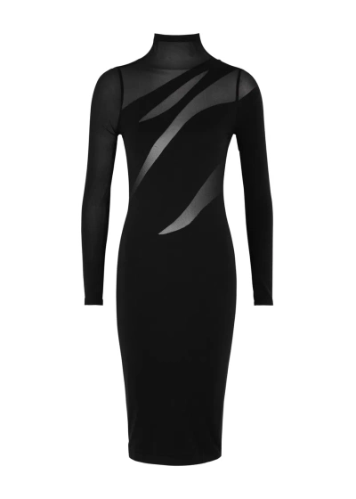 Wolford Stretch-jersey Mini Dress In Black