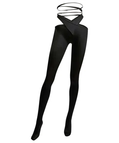 Wolford Stretch Tights In Black