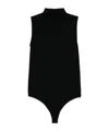 Wolford High Neck Sleeveless Jersey Bodysuit