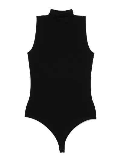 Wolford String Bodysuit In Black