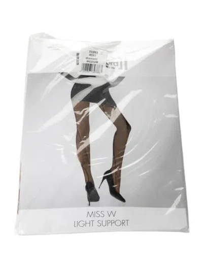 Pre-owned Wolford Support Tights W/tags In Neutral