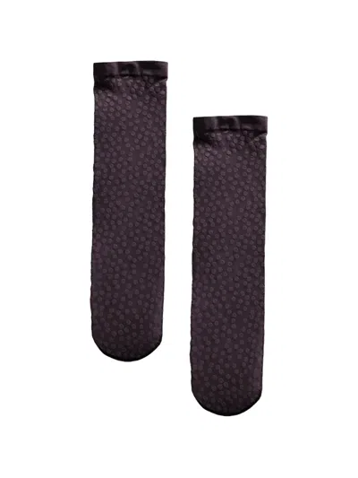 Wolford Sweet Dots Socks In Purple