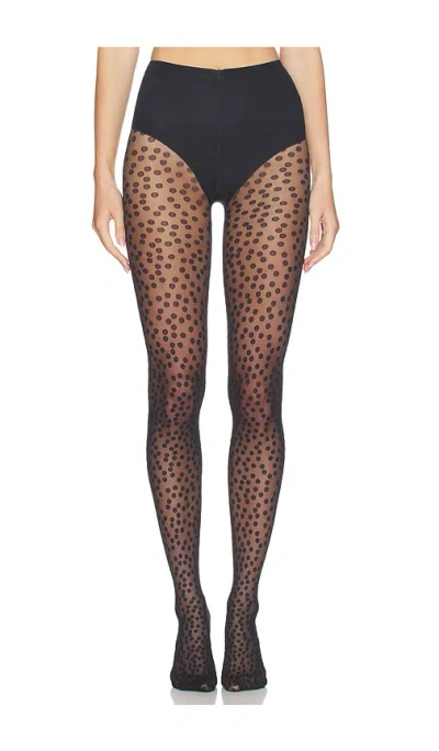 Wolford Sweet Dots Tights In Black