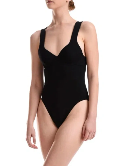 Wolford Swim Essentials Lightly Slimming Underwire One-piece In Black