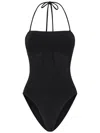 Wolford Halter-neck Mesh Swimsuit