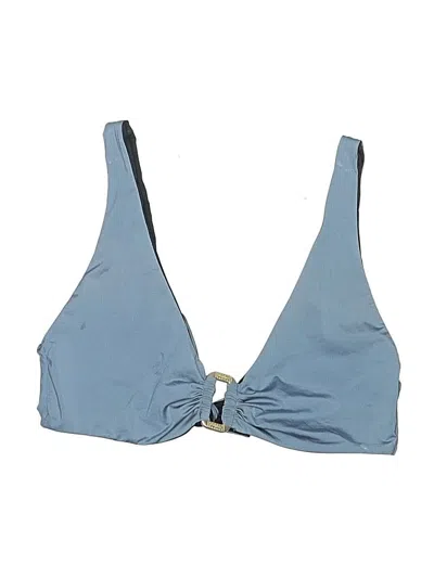 Pre-owned Wolford Swimsuit Top Blue Swimwear