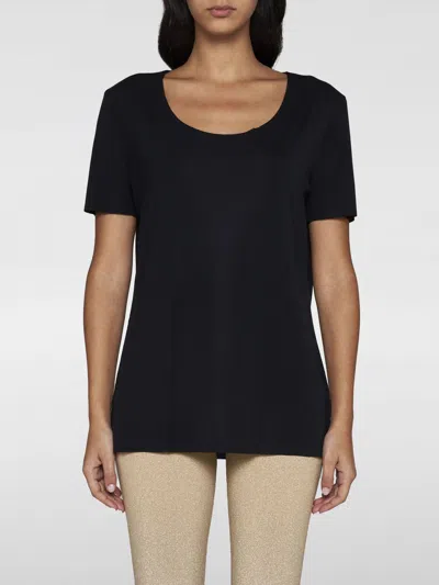 WOLFORD T-SHIRT WOLFORD WOMAN COLOR BLACK,F15830002