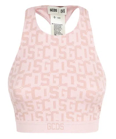 Wolford Tank Top With Logo In Pink