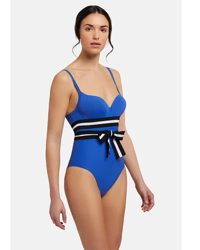 Wolford Thalassa Beach Body Bikini In Blue