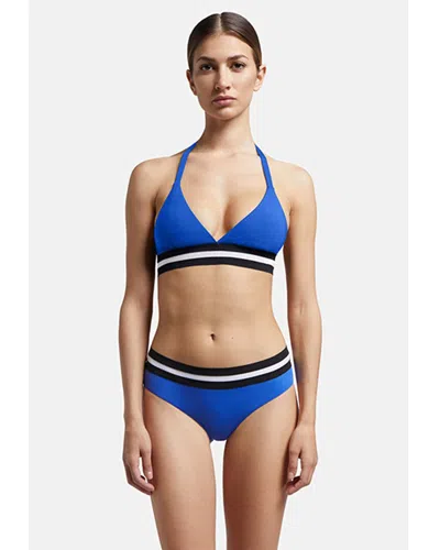 Wolford Thalassa Beach Tanga Bikini In Blue