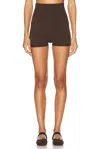 Wolford The Merino Short In Umber