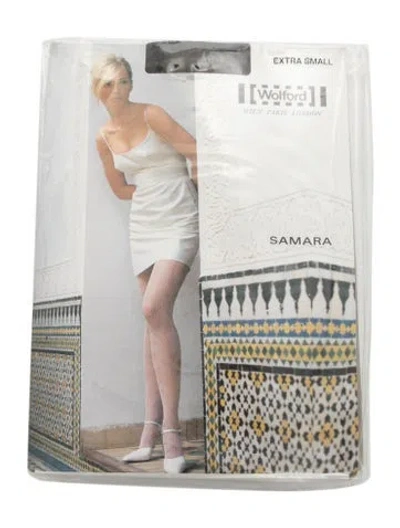 Pre-owned Wolford Tights In Black