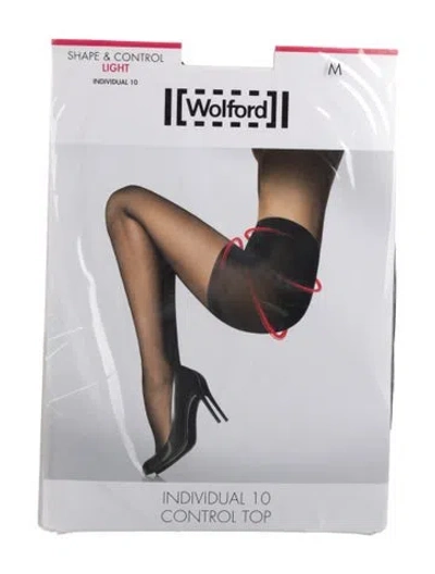 Pre-owned Wolford Tights In Black