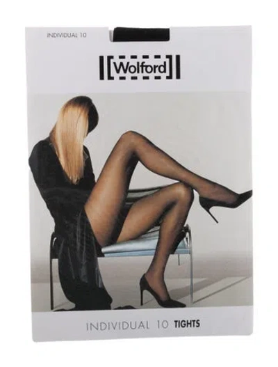 Pre-owned Wolford Tights In Black